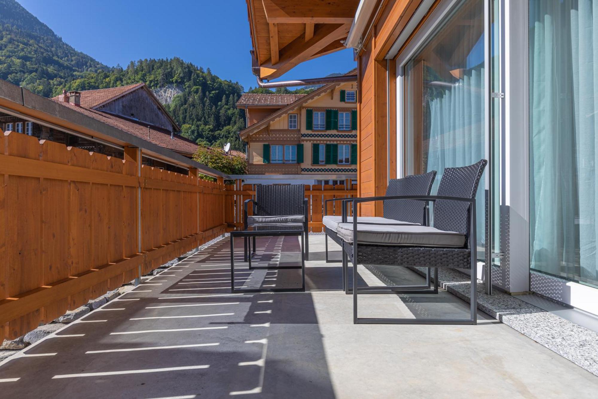 Chalet Gousweid- Harder Apartment Wilderswil Exterior foto